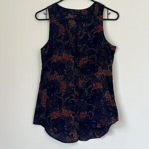 Sanctuary Women's Sleeveless Floral and Paisley Blouse - Size: Small